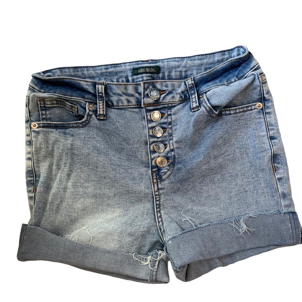 Wild Fable high waist acid wash  jean shorts 4